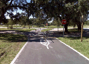 Trail Intersection-Parks and Transportation Engineering